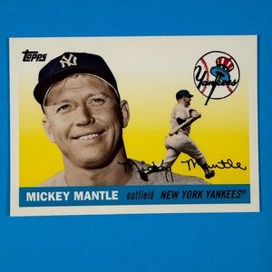 2008 Topps #MMS51 Mickey Mantle Story New York Yankees